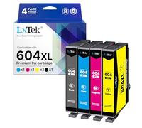 LxTek 604XL Compatibili Cartucce d'inchiostro per Epson 604 604XL per Expression Home XP-2200 XP-2205 XP-3200 XP-3205 XP-4200 XP-4205 Workforce WF-2910 WF-2930 WF-2935 WF-2950 (4-Pack)