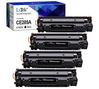 LxTek 85A Compatibile Toner Sostituzione per HP 85A CE285A per LaserJet Pro P1102 P1102W M1212NF M1132 MFP M1217NFW M1132 M1212 M1130 P1100 M1136 M1210 M1210MFP M1134MFP M1134 (Nero, 4-Pack)