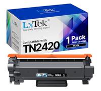 LxTek Cartucce toner TN2420 compatibili per Brother TN-2420 TN2410 per MFC-L2710DW MFC-L2710DN HL L2350DW HL-L2310D DCP-L2530DW DCP-L2510D MFC-L2730DW HL-L2375DW(1 nero) Stampa, scansione, copia
