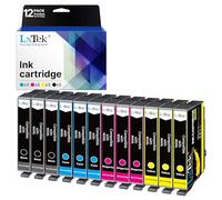 LxTek Cartuccia compatibile per XP-2100 XP-2105 XP-2150 XP-2155 XP-3100 XP-3150 XP-3155 XP-4100 XP-4150 WF-2810 WF-2820 WF-2830 (confezione da 12)