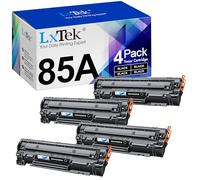 LxTek Cartuccia toner compatibile di ricambio per HP 85A CE285A da utilizzare con Laserjet Pro P1102W Pro P1109W M1212NF M1217NFW (Nero, confezione da 4)