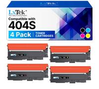 LxTek Compatibile Cartucce di Toner Sostituzione per Samsung 404S CLT-P404C per Xpress SL C430 C430W C480 C480W C480FN C480FW (Nero Ciano Magenta Giallo, 4-Pack)