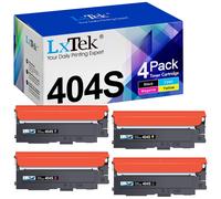 LxTek Compatibile Cartucce di Toner Sostituzione per Samsung 404S CLT-P404C per Xpress SL C430 C430W C480 C480W C480FN C480FW (Nero Ciano Magenta Giallo, 4-Pack)