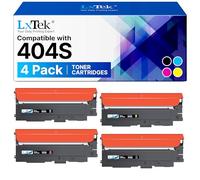 LxTek Compatibile Cartucce di Toner Sostituzione per Samsung 404S CLT-P404C per Xpress SL C430 C430W C480 C480W C480FN C480FW (Nero Ciano Magenta Giallo, 4-Pack)