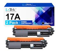 LxTek Compatibile per HP 17A CF217A Cartuccia di toner per HP Laserjet Pro M102A M102W, HP Laserjet Pro MFP M130a M130nw M130fn M130fw (Nero, 2-Pack con Chip)