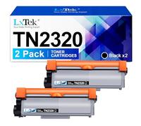 LxTek Compatibili Cartucce di Toner Sostituzione per Brother TN2320 TN2310 TN 2320 TN 2310 per MFC-L2700DW L2700DN L2720DW L2740DW per DCP-L2500D L2540DN per HL-L2300D 2360DN L2340DW (Nero, 2-Pack)