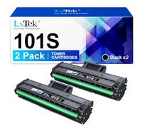 LxTek Compatibili Cartucce di Toner Sostituzione per Samsung MLT-D101S per SCX-3405W SCX-3405 SCX-3405FW SCX-3400 ML-2160 ML-2165 ML-2165W ML-2168 SF-760 SF-761 SF-760P (Nero, 2-Pack)