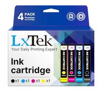 LxTek Compatible per 603XL Cartucce d'inchiostro Compatible per Epson 603 603XL per Expression Home XP-3100 XP-4100 XP-2100 XP-2105 XP-3105 WF-2850 WF-2835 WF-2830 (Nero Ciano Magenta Giallo, 4-Pack)