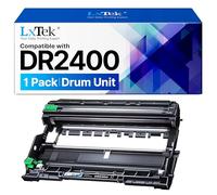 LxTek DR2400 Tamburo Nero compatibile per Brother DR-2400 Tamburo TN-2420 Compatibile per Brother MFC-L2710DW MFC-L2710DN MFC-L2750DW HL-L2350DW DCP-L2530DW HL-L2310D DCP-L2510D HL-L2375DW (1-Pack)