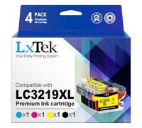 LxTek LC3219XL LC3219 Cartucce d'inchiostro LC3217 LC 3219 XL LC 3219XL Compatibile con Brother LC3219XL LC-3219XL per Brother MFC-J5330DW MFC-J5730DW MFC-J6930DW (nero, ciano, magenta, giallo)