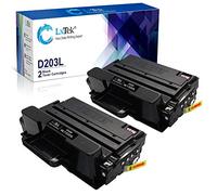 LxTeK MLT-D203L Toner compatibile per Samsung 203 203L MLT-D203L Cartuccia toner per stampante Samsung ProXpress SL-M4020ND SL-M4070FR SL-M3320ND SL-M3870FW SL-M3370FD SL-M3820DW (2 nero, ad alta