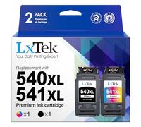 LxTek PG-540XL CL-541XL Cartucce d'inchiostro Sostituzione per Canon 540XL 541XL Alta Capacità per Canon PIXMA MG3650 MG3650s TS5150 TS5151 MG4250 MX475 MX535 (Nero e Colore)