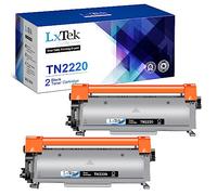 LxTek Purify TN2220 TN2010 Compatibili per Brother TN-2220 TN-2010 Cartucce di Toner per MFC-7360N 7460DN per DCP-7065DN 7055 per FAX-2840 2845 per HL-2130 2132 2230 2135W 2250DN 2270DW (Nero, 2-Pack)