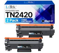LxTek TN2420 Cartucce toner compatibili per Brother TN-2420 TN2410 per MFC-L2710DW MFC-L2710DN HL L2350DW HL-L2310D DCP-L2530DW DCP-L2510D MFC-L2730DW DCP-L2550DN (2 nere) Stampa, Scan, Copia
