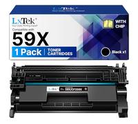 LxTek Toner 59X CF259X Con Chip Compatibile per HP 59X CF259X 59A CF259A Nero Cartucce di Toner per HP Laserjet Pro MFP M428fdw M428dw M404dn M404dw M404n M404 M304 M406 M430 (Nero, 1-Pack)
