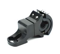 lxuebaix Supporto per Luci Regolabili per Moto, Staffe di Montaggio per Fendinebbia e Indicatori di Direzione, Nero, Compatibile con Motocicletta e ATV, Materiale in Lega di Alluminio Leggero