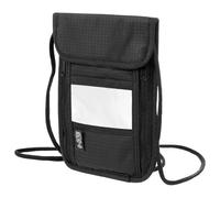 LXUEJIE Borsa per il petto con protezione RFID, anti furto, unisex, impermeabile, tasca sul petto nascosta, per passaporto, carte di credito, smartphone, monete (nero), Nero , 19 x 14,5 cm, Moderno