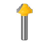 LXURY 1PC 8MM Router Bit, 2 Flutes, Carburo di tungsteno, Taglio dritto, 12 mm (1/2"), Punta del router senza cuscinetto, Taglierina per la lavorazione del legno