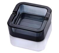 Lxuwbd posacenere in cristallo (nero, grande)