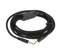 LXWalibrex Cavo audio di ricambio con controllo del volume e interruttore di disattivazione, cavo per cuffie intrecciato in nylon con connettore da 3,5 mm placcato in oro 24K, compatibile con