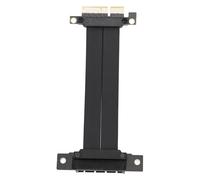 LXWalibrex Cavo di estensione PCIE 4.0 X4, prolunga PCIE 4.0 con connettori angolati maschio a 180° e femmina a 90°, conduttore in rame ad alta velocità da 16 Gbps per schede GPU, WiFi e M.2 (20 cm)