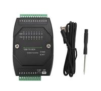LXWalibrex Convertitore da USB a RS485, da tipo C a 8 canali isolati RS485, adattatore per porta seriale, da 1200 bps a 921600 bps, con morsettiera per automazione industriale e multi dispositivo
