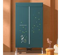 LXWKAI Asciugatrice elettrica riscaldata da 1500 W, stendibiancheria Portatile in Acciaio Inox, stendibiancheria Elettrico per Interni con Protezione dal surriscaldamento, per Appartamento, casa
