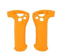 Lxwraptorial 2 pezzi di copri-manopola in silicone per VR2, copertura per il manico del visore con protezione completa, tocco antiscivolo e confortevole, facile da installare come (Arancia)