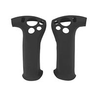 Lxwraptorial 2 pezzi di copri-manopola in silicone per VR2, copertura per il manico del visore con protezione completa, tocco antiscivolo e confortevole, facile da installare come (Nera)