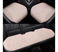 LXWUVIDD Cuscino Sedile Auto per Audi Q3 F3 Q3 Advance/S Line 2018-2024, Cuscino Sedile Antiscivolo Traspiranti Protezione Interni Accessori Auto,Beige
