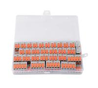 Lxwythozoan Kit di assortimento di terminali a connessione rapida da 60 connettori per cavi Terminali a pressare 0,5-6 mm² 450 V 40 A