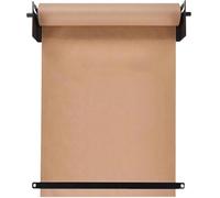 LXXW Espositore per rotoli di carta kraft Taglierina for dispenser for rotoli di carta con carta Kraft da 50 m, supporto for bacheca montato a parete for disegni for bambini/menu bar for Liste di Cose