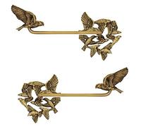 LXYAYY Fermatenda in Ottone Ganci per Tende inghiottiti Fermatenda per Tende per Tende da Cucina per finestre e finestre(2pcs)