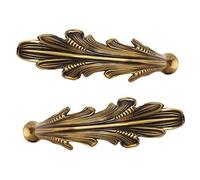 LXYAYY Fermatenda per Parete Ganci per Tende in Rame Decorazioni per Ganci da Parete a Foglia Fermatenda per Tende per la casa, la Cucina, L'Ufficio, Le finestre