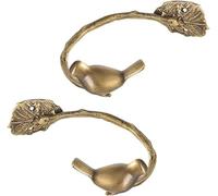 LXYAYY Fermatenda per Tende Accessori per Tende Fermatenda per Tende Ganci per Tende creativi in Rame Ganci da Parete per Decorazioni Vintage Fermatenda per tendaggi per Uccelli Tenda