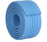 LXYAYY Imbottitura da parete peel and stick, imbottitura 3D anti parete con superficie resistente, imbottitura da parete per bambini per sala giochi o aula (blu, 9,5 x 200 cm)