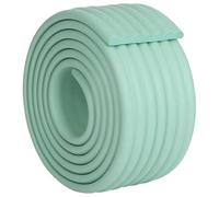 LXYAYY Imbottitura da parete Peel and Stick, imbottitura 3D anti parete con superficie resistente, imbottitura da parete per bambini per sala giochi o aula (verde, 9,5 x 200 cm)