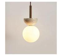 LXYAYY Lampada a Sospensione a LED in Stile Crema per Camera da Letto, Comodino, Piccolo lampadario, Decorazione nordica, Illuminazione della Stanza, Illuminazione Moderna