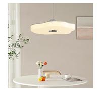 LXYAYY Lampada a Sospensione a LED Nordico Semplice Moderno Crema Ragazza Camera Romantica Camera da Letto Sala da Pranzo Lampadari Illuminazione per Interni Lampade, (50x43cm)