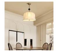 LXYAYY Lampada a Sospensione in Tessuto di Lusso Francese, Lampada da Tavolo da Pranzo, Lampada a Sospensione, lampadario Tradizionale Art Déco, (60cm)