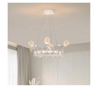 LXYAYY Lampadari a Corona di Cristallo, luci sospese per Camera da Letto, Moderne, romantiche, Calde, per Bambini, Decorazioni per la Stanza delle Principesse,(60cm)