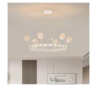 LXYAYY Lampadari a Corona di Cristallo, luci sospese per Camera da Letto, Moderne, romantiche, Calde, per Bambini, Decorazioni per la Stanza delle Principesse,(80cm)
