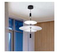 LXYAYY Lampadari a Sospensione a LED in Acrilico Nordico a Forma di Ombrello, lampadari Spagna Art Designer, lampade a Sospensione per Soggiorno, Ristorante, Bianco, (D50cm)