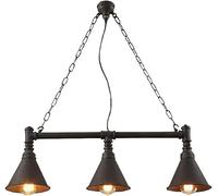 LXYAYY Lampadari, Illuminazione Industriale, Tubi dell'Acqua retrò Regolabili, apparecchi di Illuminazione a Sospensione compatibili con Isola da Cucina in Stile Fattoria, Bar,