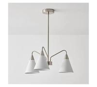 LXYAYY Lampadari Moderni in Vetro Bianco per soffitto, lampade per Cucina, Camera da Letto, Ristorante, Soggiorno, Arredamento per la casa, luci sospese, Illuminazione Moderna
