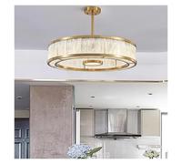 LXYAYY Lampadari Vintage Rotondi a soffitto, Idea Decorativa, lampadari in Cristallo a Forma di Nuvola, lampadari da Soggiorno, Ristorante, Lampada a LED di Lusso, (80cm)