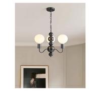 LXYAYY Lampadario a LED in Stile Medievale, Moderno, Semplice, retrò, per Soggiorno, Ristorante, Illuminazione, Lampada sferica, Lampada a Sospensione Moderna(45CM)