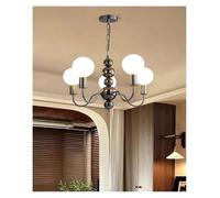 LXYAYY Lampadario a LED in Stile Medievale, Moderno, Semplice, retrò, per Soggiorno, Ristorante, Illuminazione, Lampada sferica, Lampada a Sospensione Moderna(60CM)