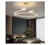 LXYAYY Lampadario Creativo alla Moda Lampadario Moderno Semplice Lampadario da Pranzo Lampadario da Soggiorno Decorazione a Farfalla Lampada a Sospensione Lampada da Camera da Letto (Tricolor Light)