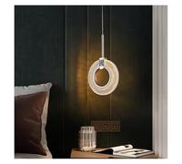 LXYAYY Lampadario Creativo in Acrilico Lampada da soffitto per Guardaroba da Camera da Letto Lampadario Ovale di Lusso Semplice dimmer Lampadario sospeso Luce Pendente,(Ring 1 Head)